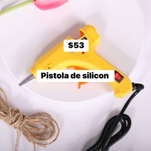 pistola de silicón grande con apagador
